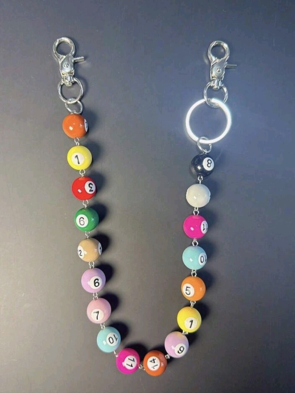 Billiard ball 🎱  Purse Necklace/ Charm NEW
